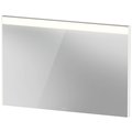 Duravit Brioso Mirror, 40 1/8 X1 3/8 X27 1/2  White High Gloss, Light Field, Square, Switch & External BR7023022226000